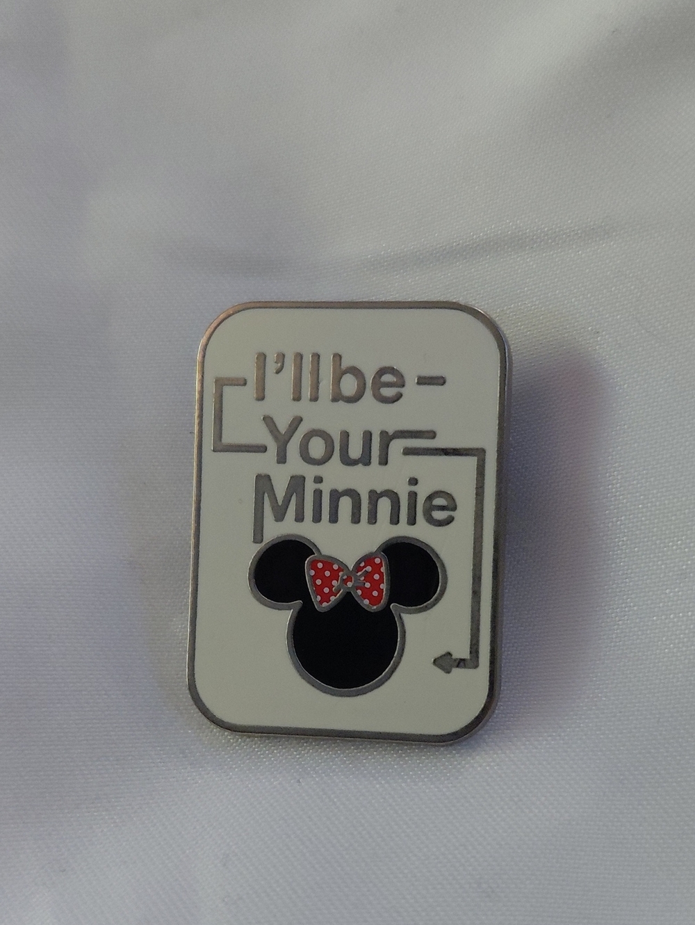 Disney Minnie Mouse "I'll Be Your Minnie" Pin 2014